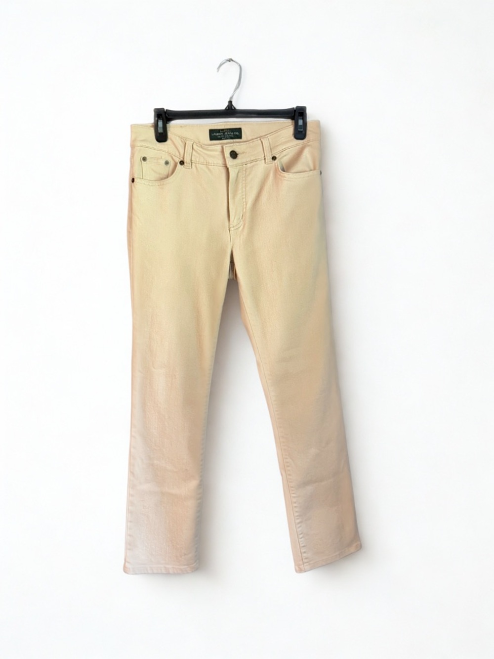 Lauren Ralph Lauren Women's Skinny Jeans in Beige/Cream